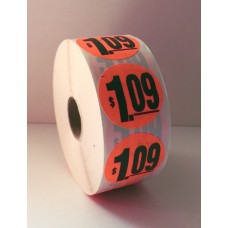 $1.09 - 1.5" Red Label Roll